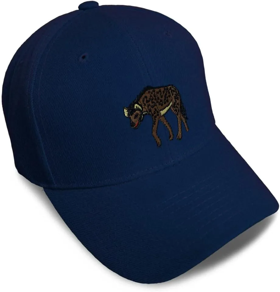 Speedy Pros Baseball Caps for Men & Women Embroidered Hyena Embroidery Ladies & Men Baseball Hats Acrylic