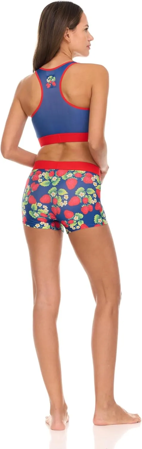 SpongeBob & Patrick Womens Underwear Set - 2 Piece Tom and Jerry, Betty Boop Boy Shorts & Sports Bras for Women