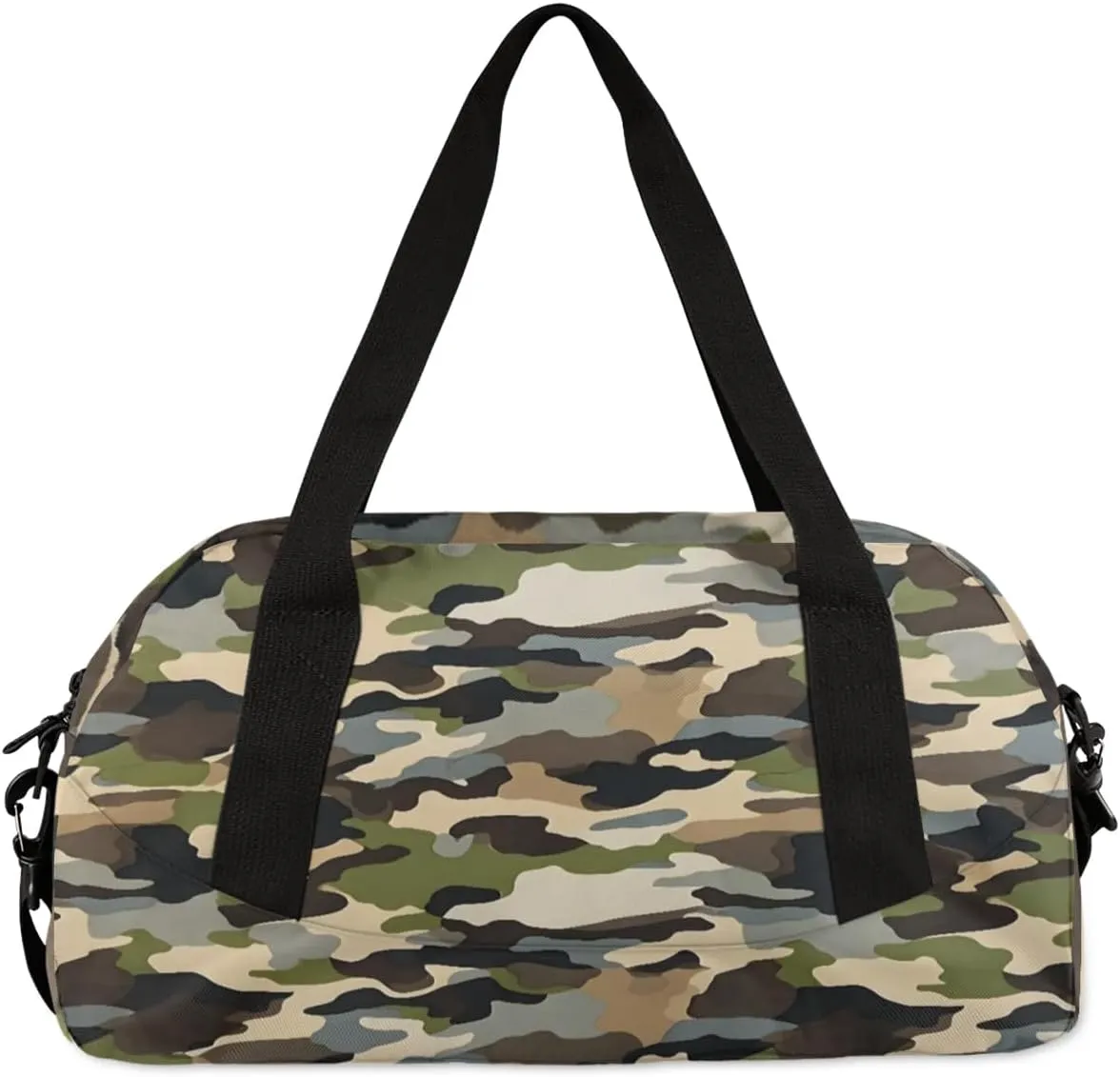 Sport Duffel Bag Camo Color Kids Gym Bag Weekender Overnight Bags for Boys Girls Teens Carry On Workout Travel Bag