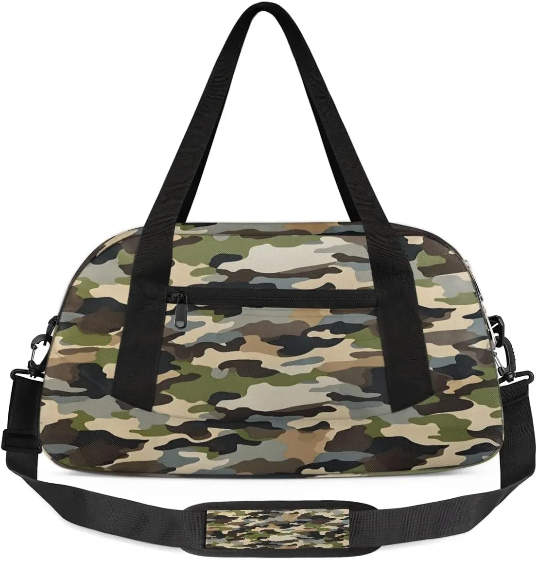 Sport Duffel Bag Camo Color Kids Gym Bag Weekender Overnight Bags for Boys Girls Teens Carry On Workout Travel Bag