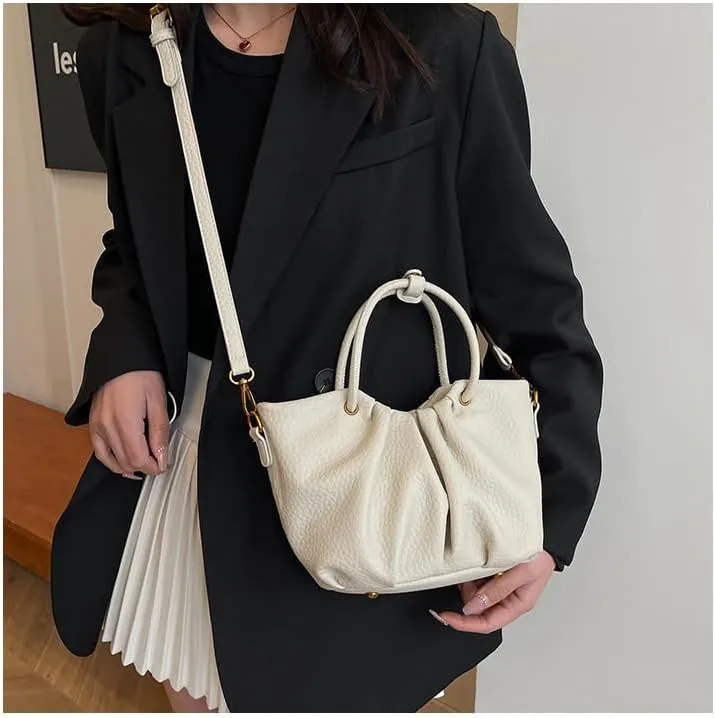 Squeeze Top Handle Bags Designer Handbag Crossbody Purses Women 2025 Trendy Small Tote Bag