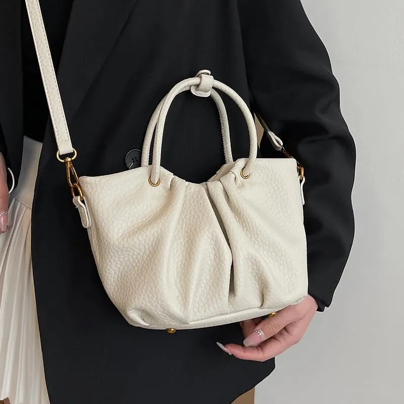 Squeeze Top Handle Bags Designer Handbag Crossbody Purses Women 2025 Trendy Small Tote Bag