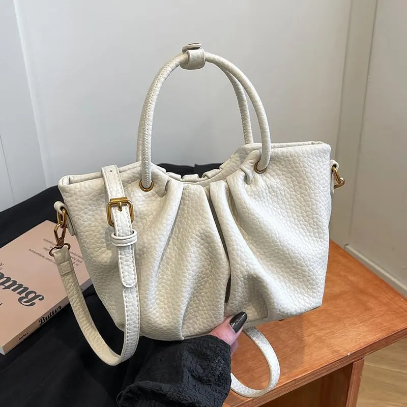 Squeeze Top Handle Bags Designer Handbag Crossbody Purses Women 2025 Trendy Small Tote Bag