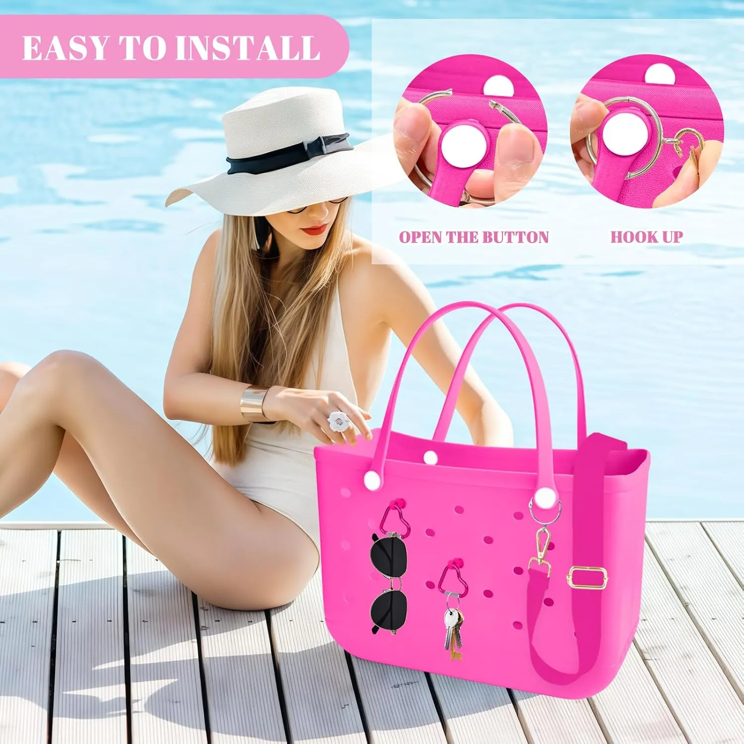 Strap Wrap for Bogg Bag, Adjustable Shoulder Crossbody Strap, Bogg Bag Accessories