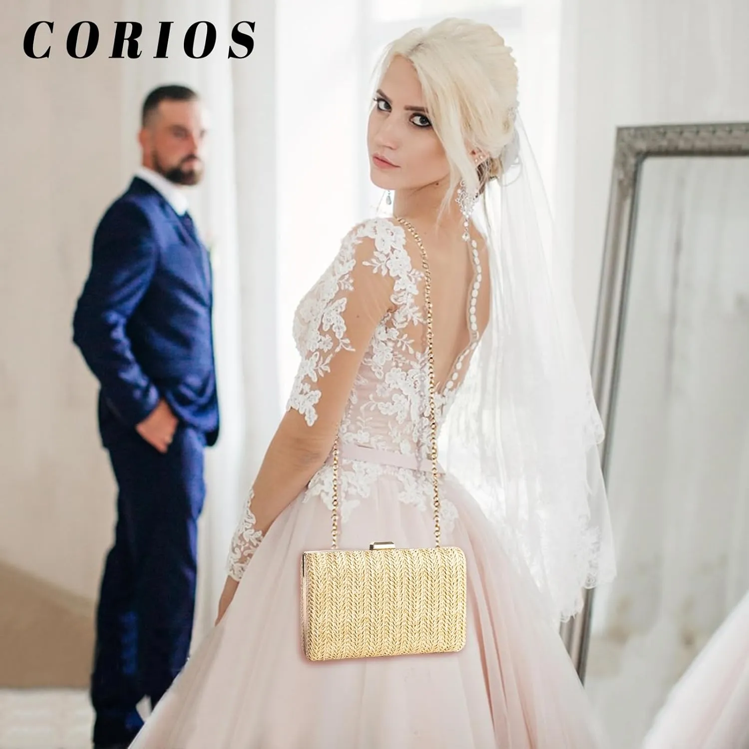 Straw Evening Bag for Women Handwoven Clutch Bag Bridal Wedding Purse Ladies Handbag Elegant Shoulder Bag