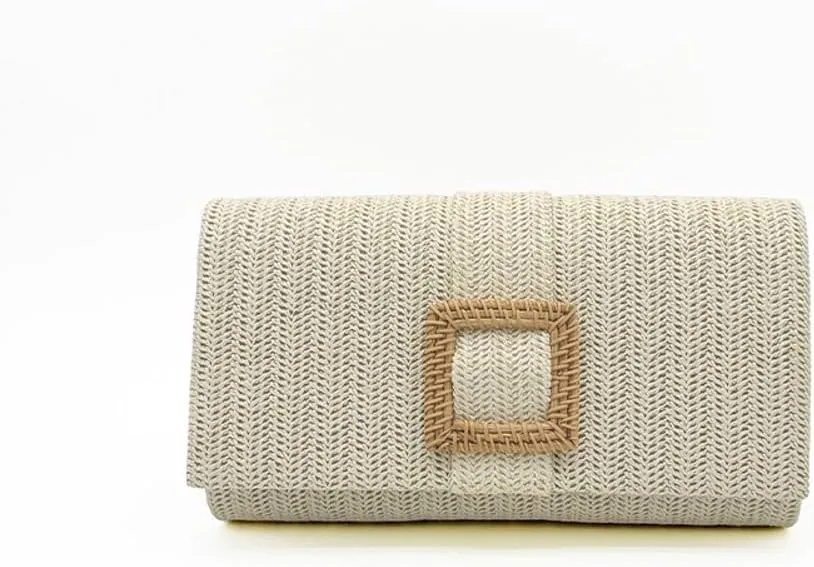 Straw Evening Purses for Women Summer Boho Clutch Bag Woven Straw Envelope Handbag for Party Beach 2025