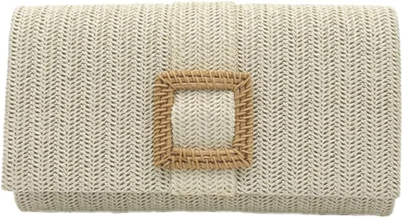 Straw Evening Purses for Women Summer Boho Clutch Bag Woven Straw Envelope Handbag for Party Beach 2025