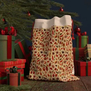 Stunning Fall Leaves Pattern Linen Bag