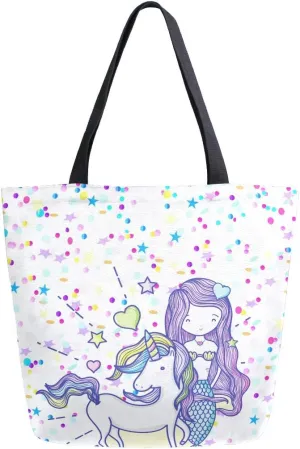 SUABO Tote Bag Reusable Grocery Bags Women Canvas Shopping Bag for Outdoor
