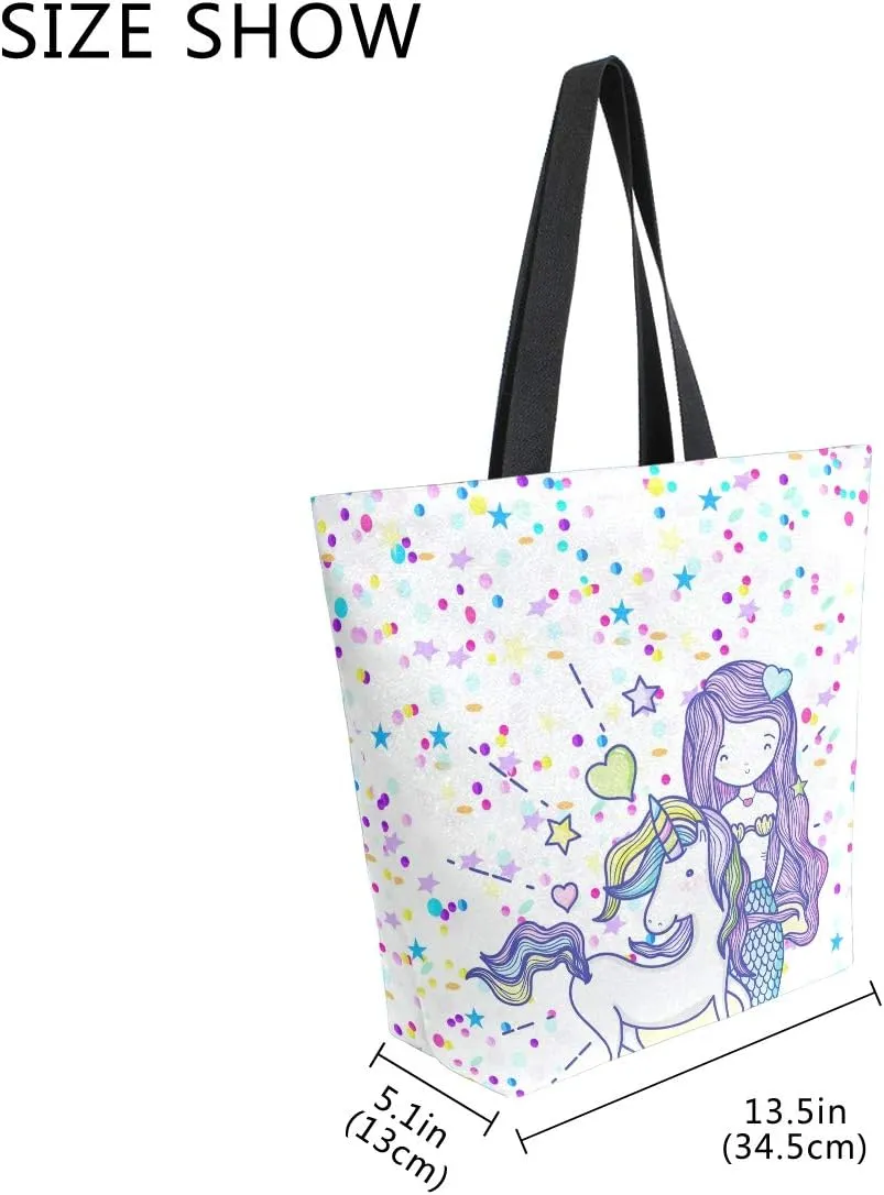 SUABO Tote Bag Reusable Grocery Bags Women Canvas Shopping Bag for Outdoor