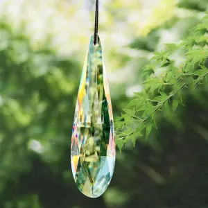 Suncatcher 120MM Clear Slender Angel Tears Crystal Prism Hanging Pendant