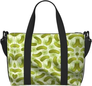 Sushi Dill Pickles Duffel Bags for Traveling, Lightweight Personal Item Travel Bags for Women, Gym Bags for Men