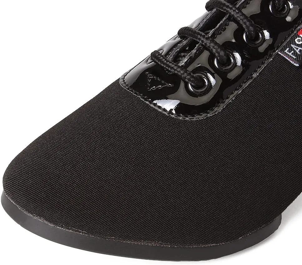 SWDZM Men&Women Ballroom Dance Shoes Lace-up Closed Toe Latin Modern Performance Dance Practice Teaching Shoes,Model KCNJ
