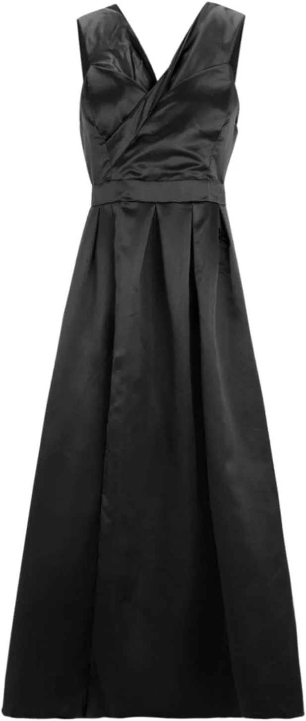 Sweetheart Ball Gown Dresses Prom Dress Formal V Neck Prom Gown for Women Elegant Gown 3/4 Sleeve Maxi Dress Empire