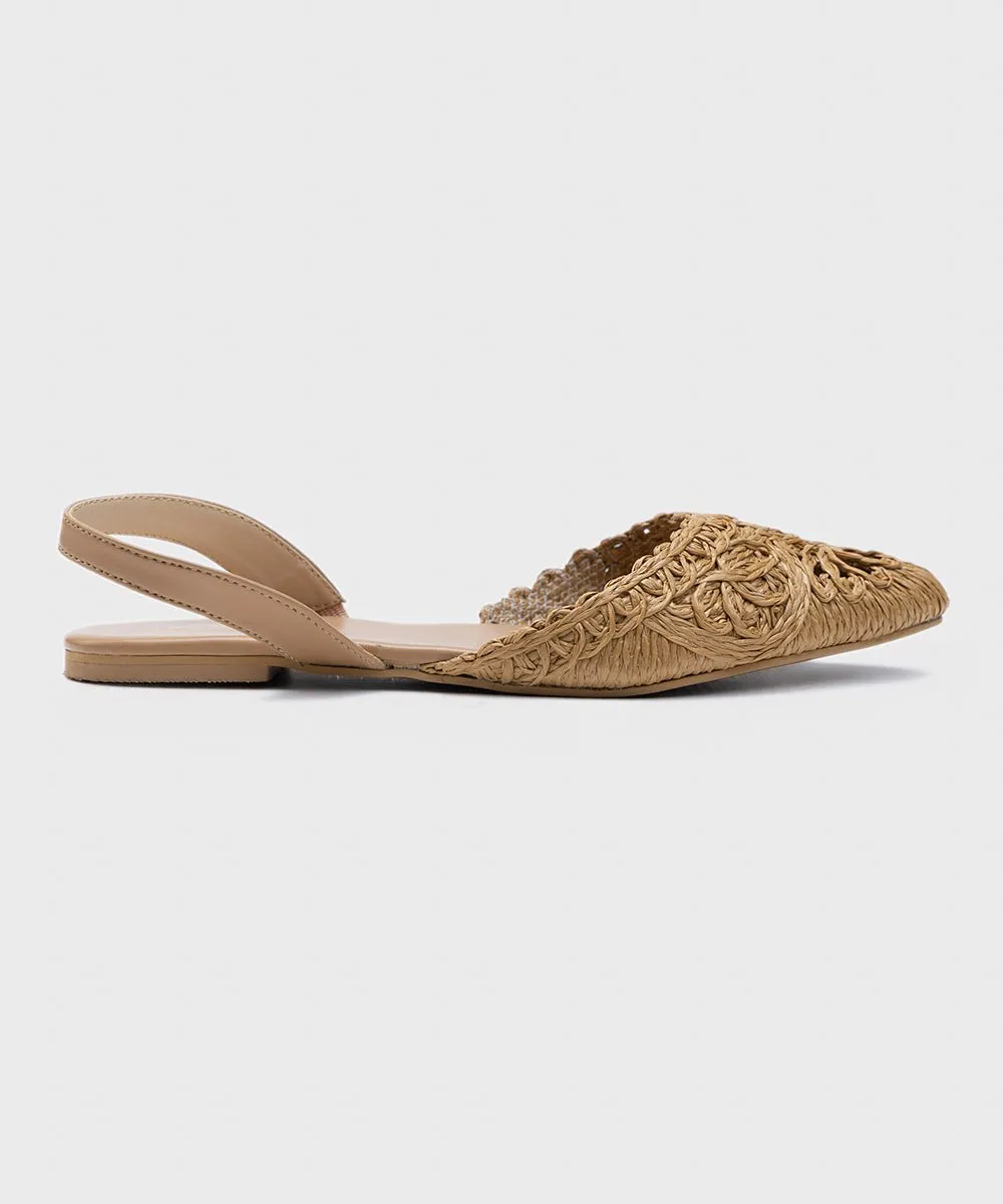 Tan Slingback
