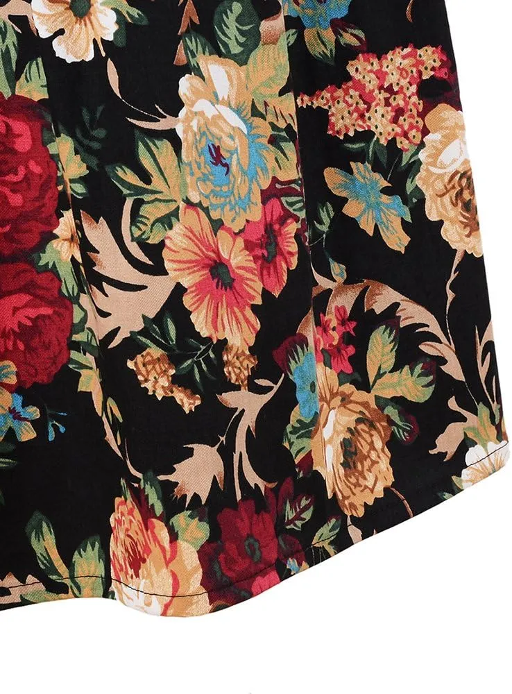 Taydey A-Line Pleated Vintage Skirts for Women