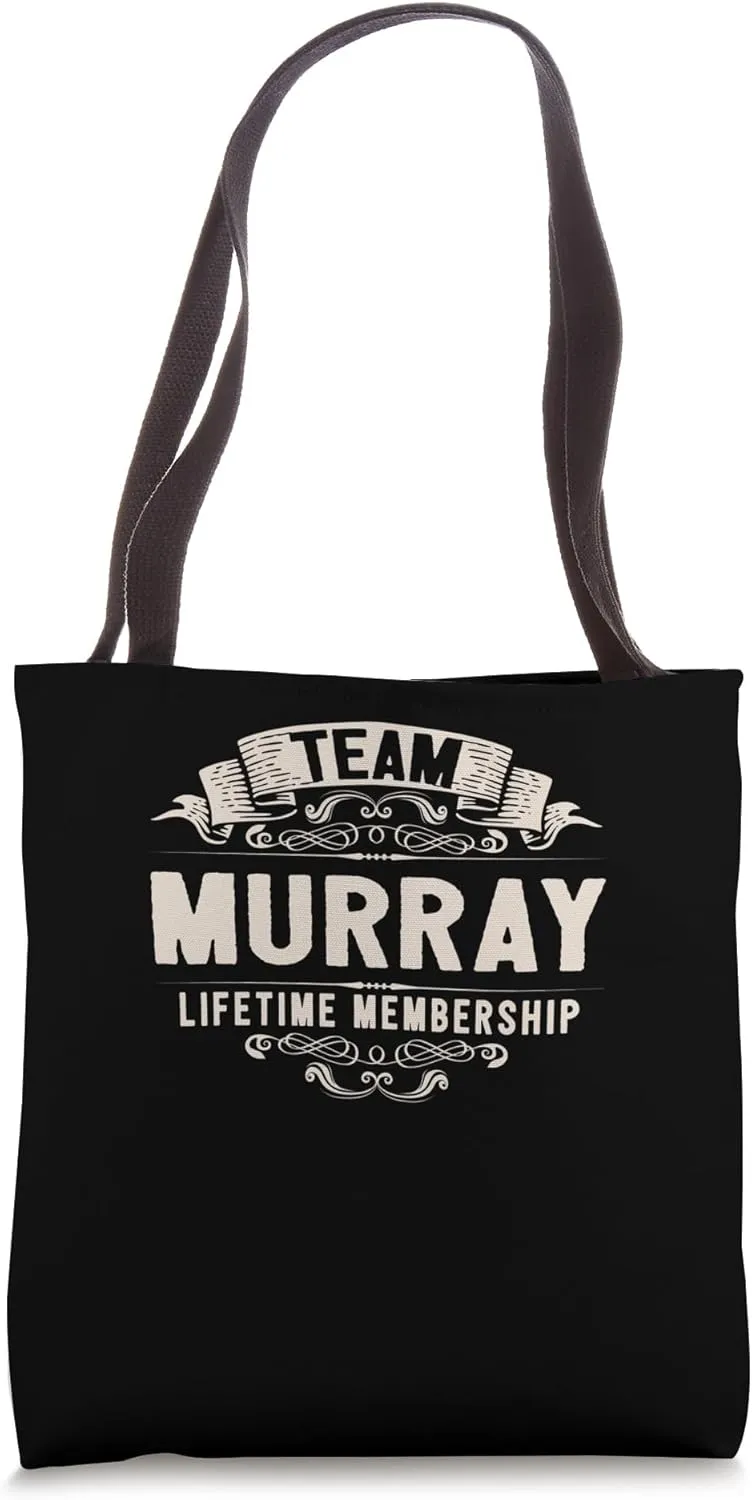 Team Murray Lifetime Membership Retro Active Vintage Tote Bag