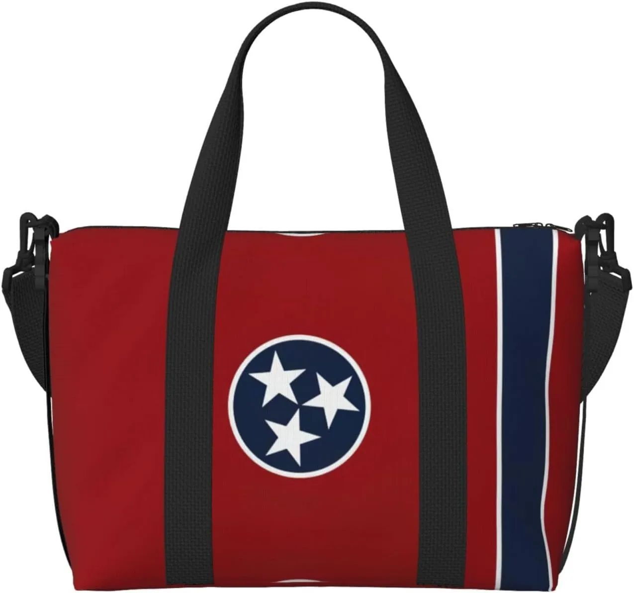 Tennessee state flag Duffel Bags for Traveling - Lightweight Personal Item Travel Bags for Women, Gym Bags for Men