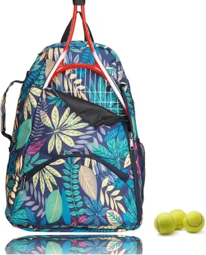 Tennis Bag Tennis Backpack - Tennis Bags for Women and Men to Hold 1 or 2 Tennis Rackets/Racquets, Multifunctional Sports Bag