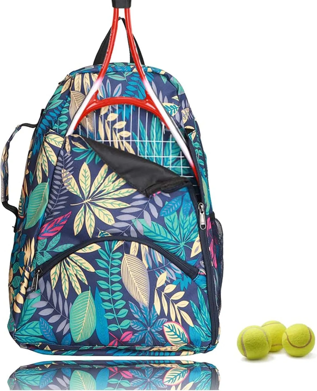 Tennis Bag Tennis Backpack - Tennis Bags for Women and Men to Hold 1 or 2 Tennis Rackets/Racquets, Multifunctional Sports Bag