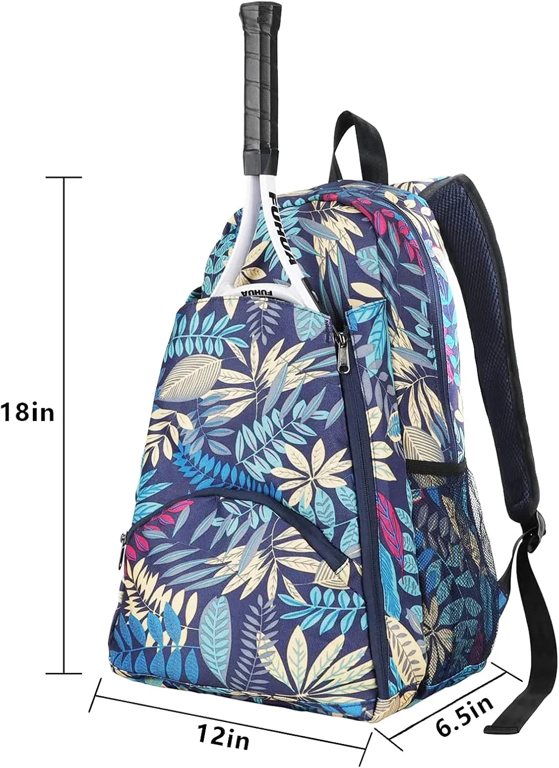 Tennis Bag Tennis Backpack - Tennis Bags for Women and Men to Hold 1 or 2 Tennis Rackets/Racquets, Multifunctional Sports Bag