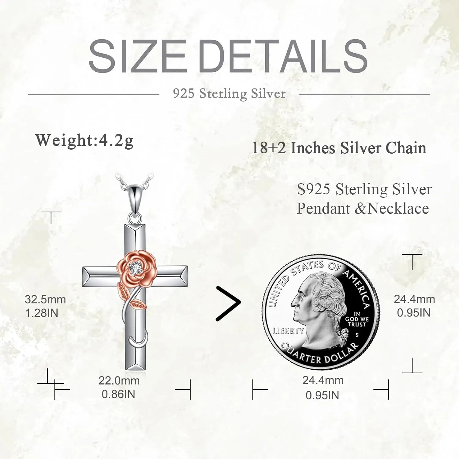 TIGER RIDER Cross Necklace 925 Sterling Silver Butterfly Crystal Cremation Urn Jewelry for Memorial Keepsake Necklace Gifts for Women