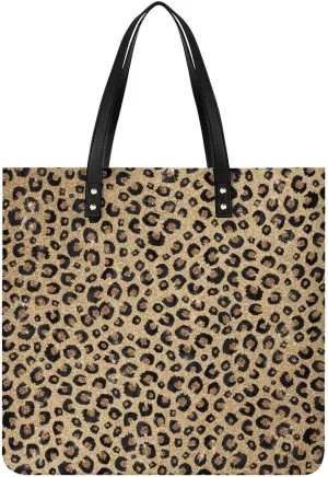 TigerPrint Fashionable All Printed Leather Handbag Unisex
