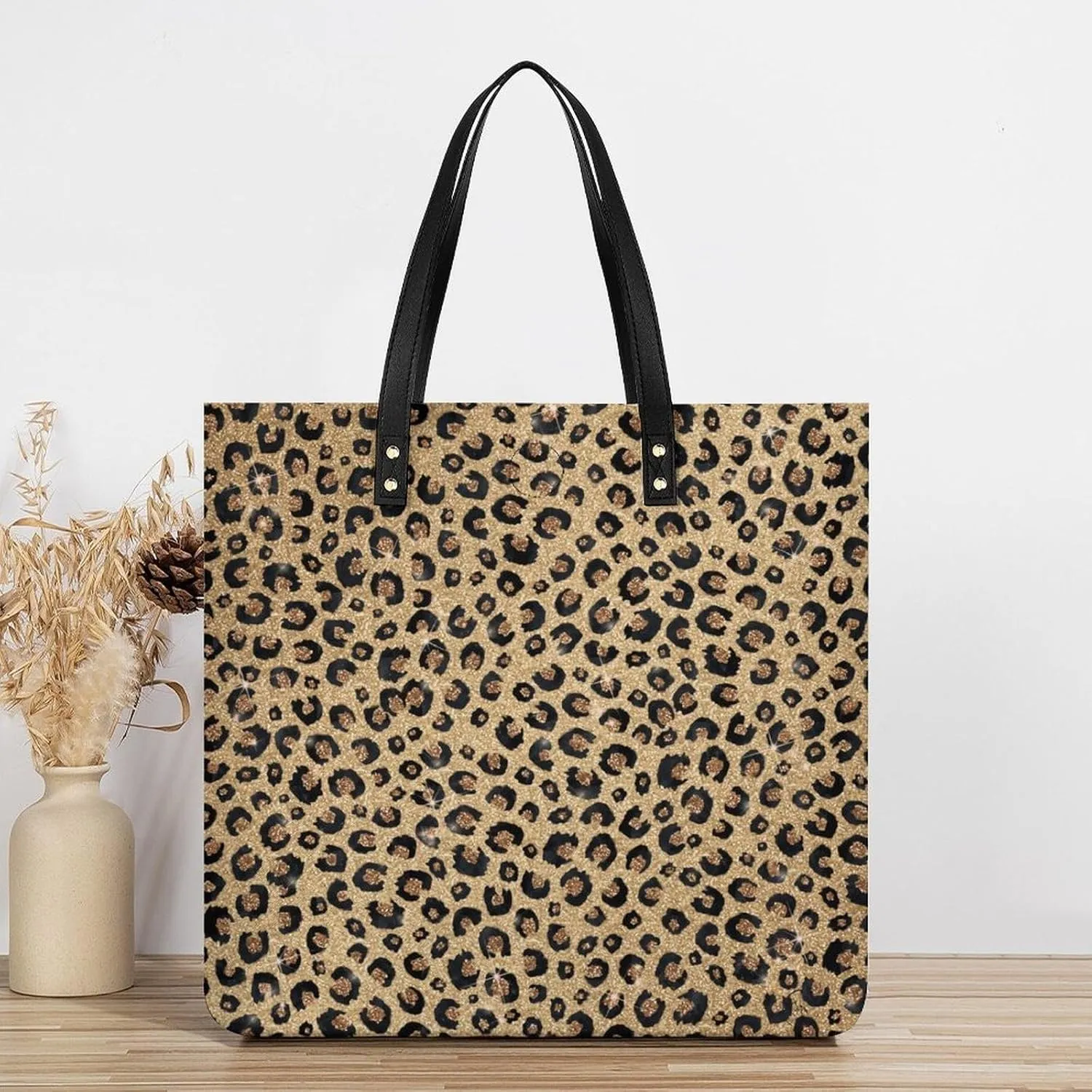 TigerPrint Fashionable All Printed Leather Handbag Unisex