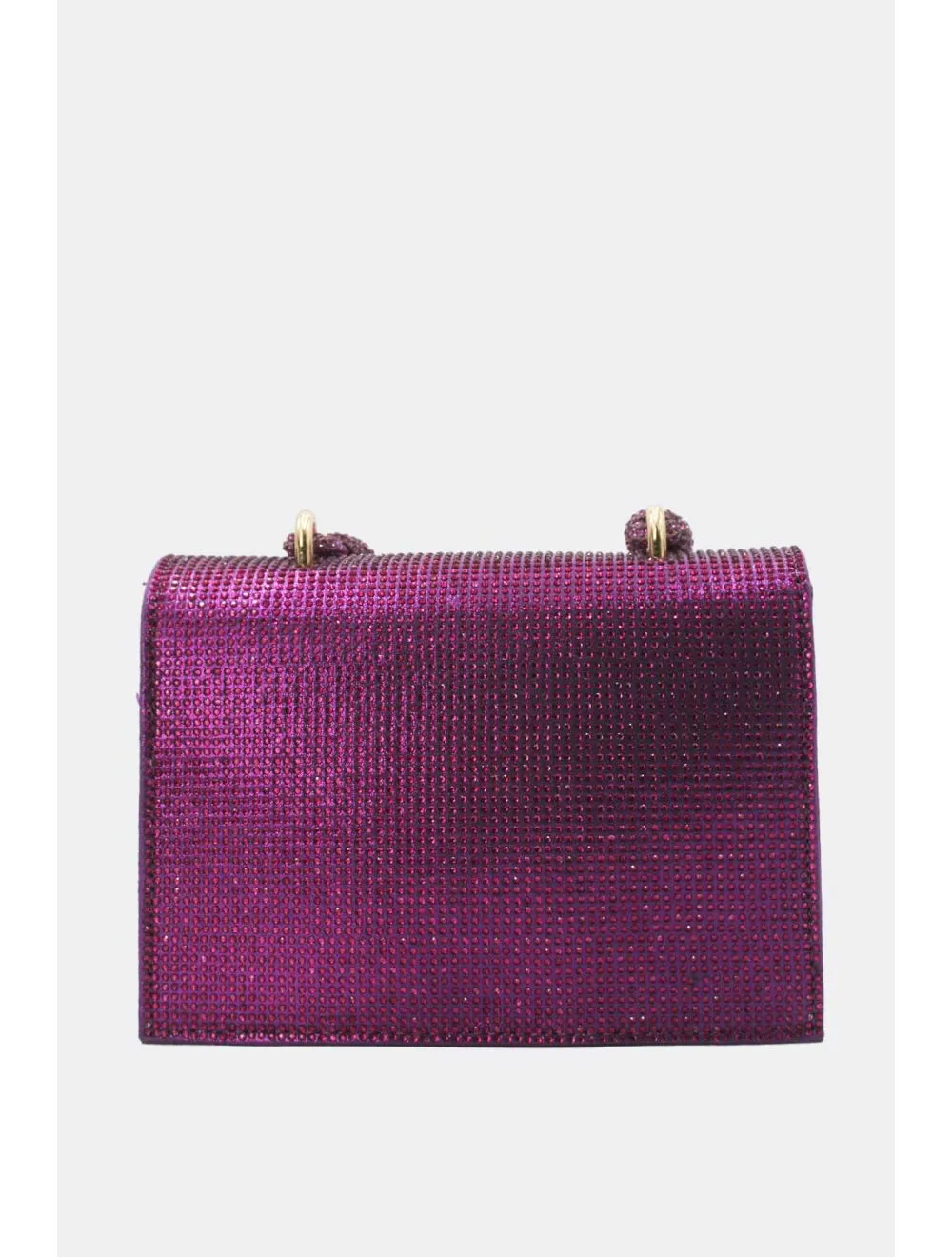 Tom & Eva Minimalist Rhinestone Evening Bag