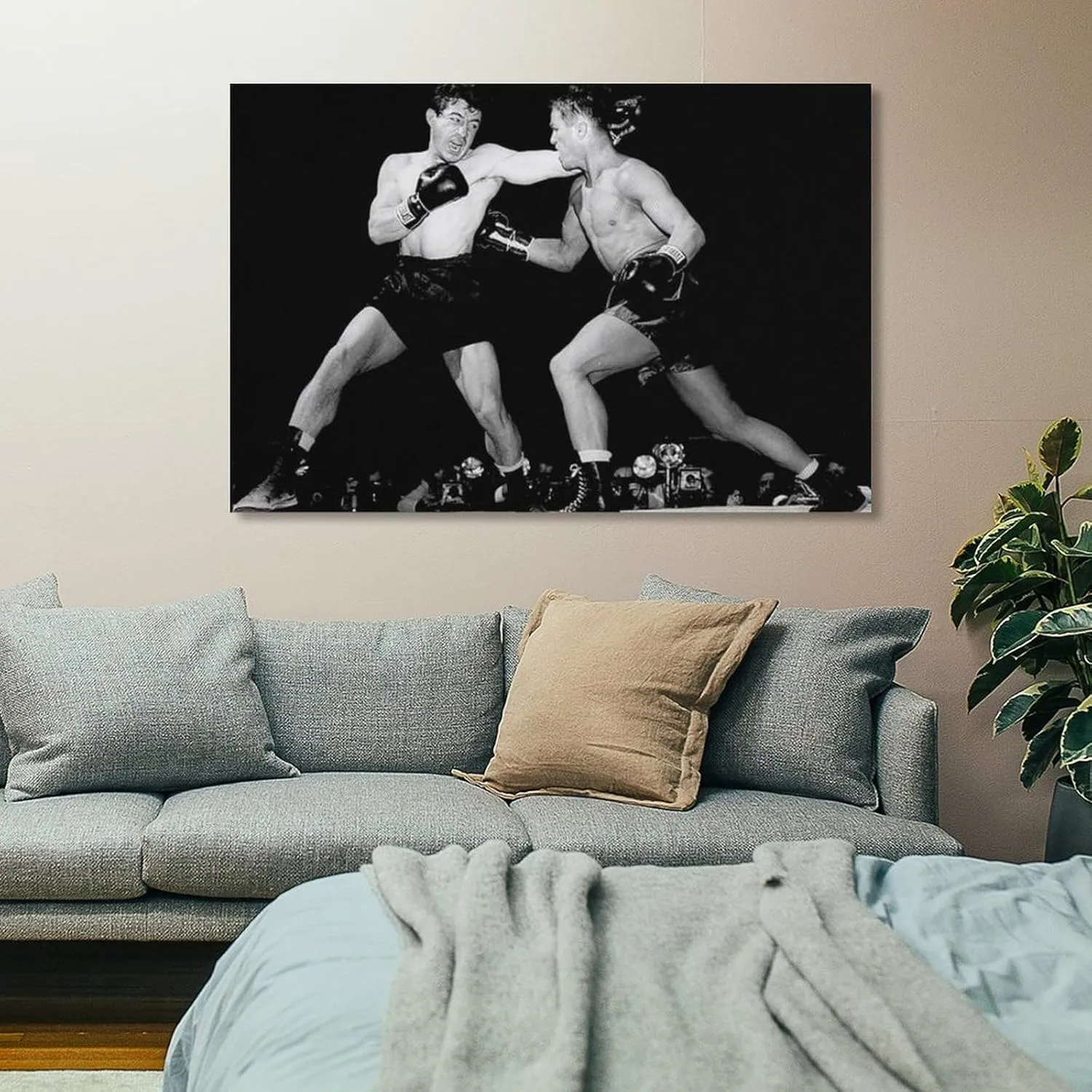 Tony Zale Boxing Poster (3) Canvas Art Poster And Wall Art Picture Print Modern Family Bedroom Decor Posters 20x30inch(50x75cm)