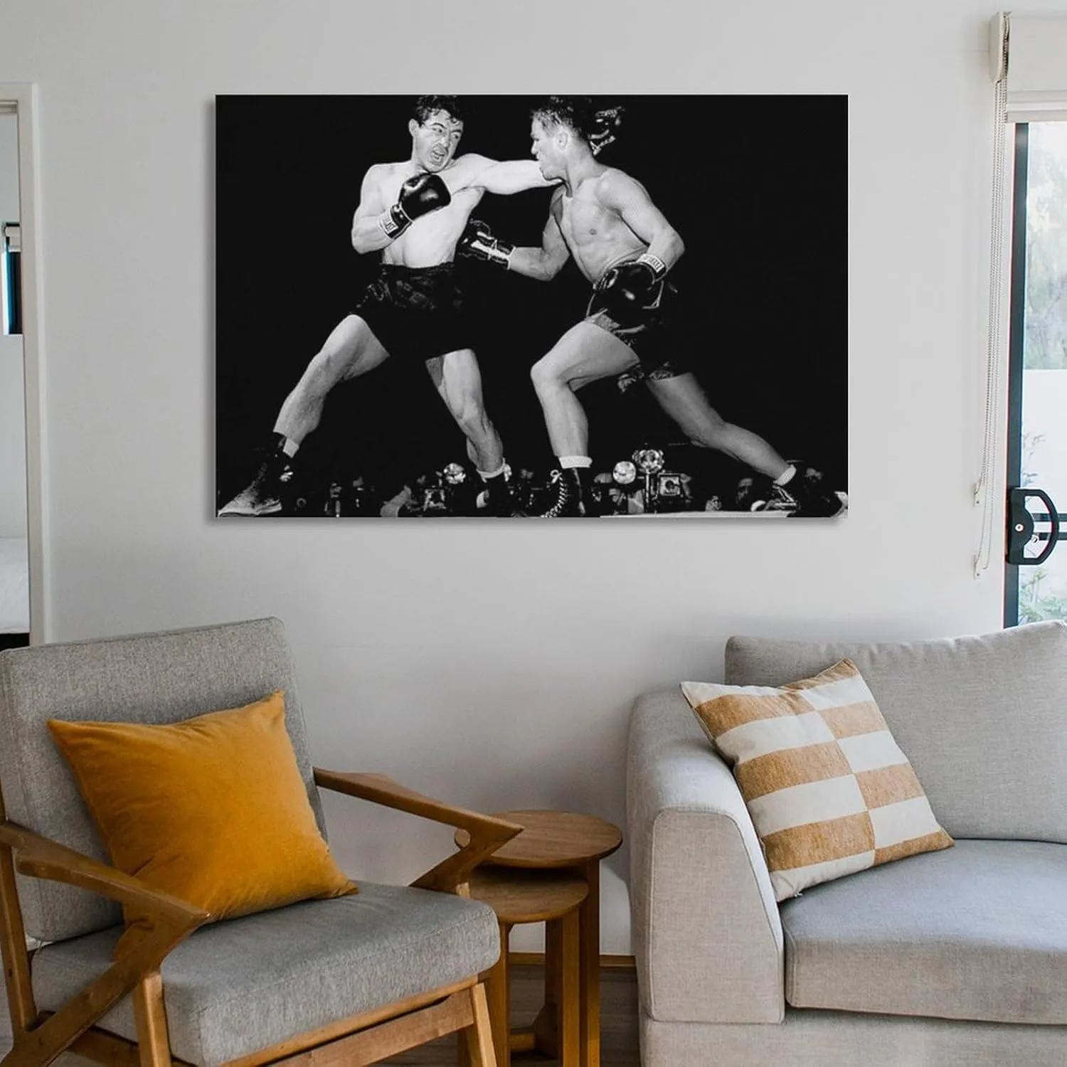 Tony Zale Boxing Poster (3) Canvas Art Poster And Wall Art Picture Print Modern Family Bedroom Decor Posters 20x30inch(50x75cm)