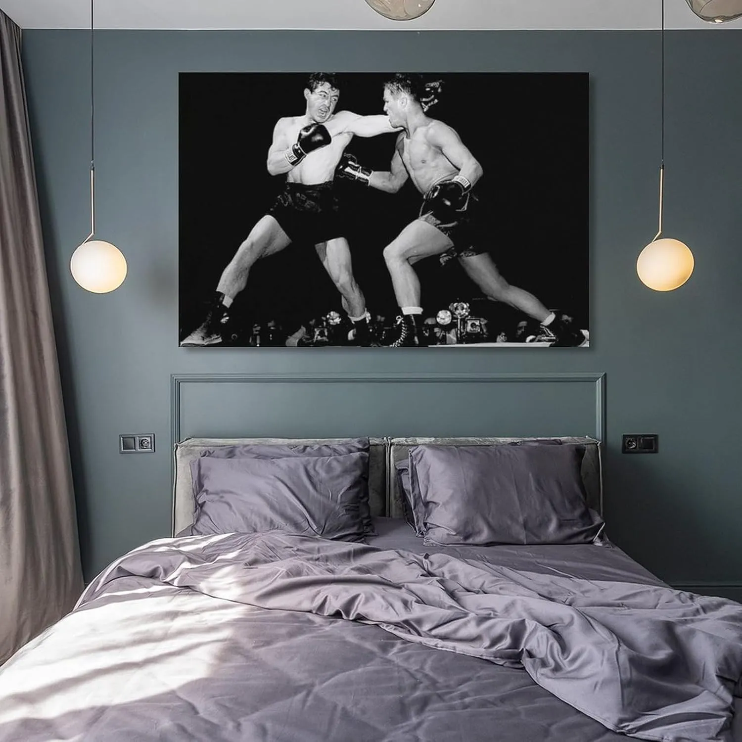 Tony Zale Boxing Poster (3) Canvas Art Poster And Wall Art Picture Print Modern Family Bedroom Decor Posters 20x30inch(50x75cm)