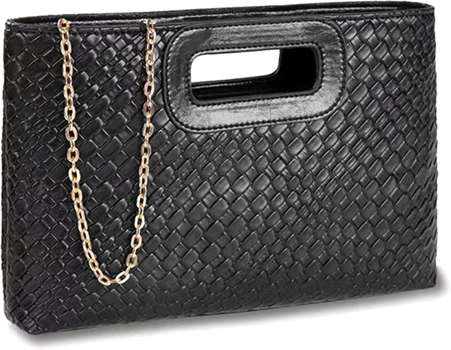 Top-Handle Clutch Purses for Women,Elegant PU Leather Evening bag for Prom, Cocktail, and Wedding