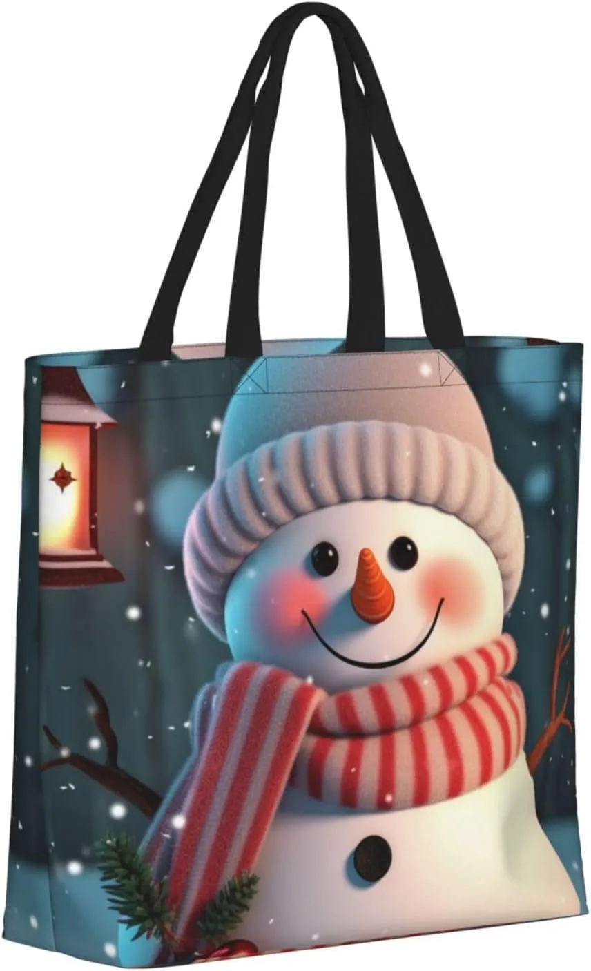 Tote Bag for Women Dog on the lawn Shoulder Bag with Zipper Handbag Large Capacity Reusable Grocery Bag