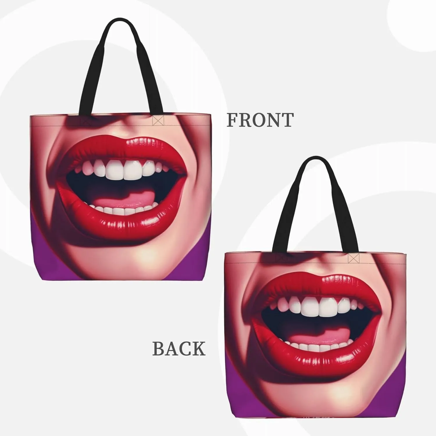 Tote Bag for Women Dolphin jumping in water Shoulder Bag with Zipper Handbag Large Capacity Reusable Grocery Bag