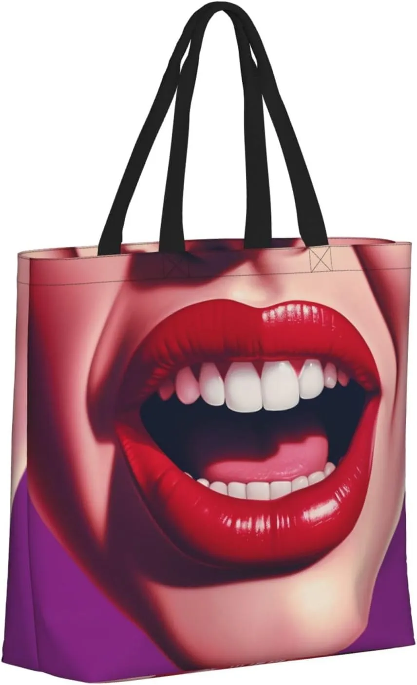 Tote Bag for Women Dolphin jumping in water Shoulder Bag with Zipper Handbag Large Capacity Reusable Grocery Bag