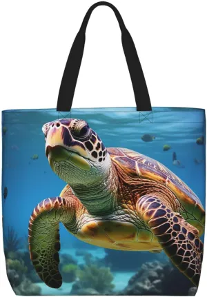 Tote Bag for Women Landscape of Monument Valley Shoulder Bag with Zipper Handbag Large Capacity Reusable Grocery Bag