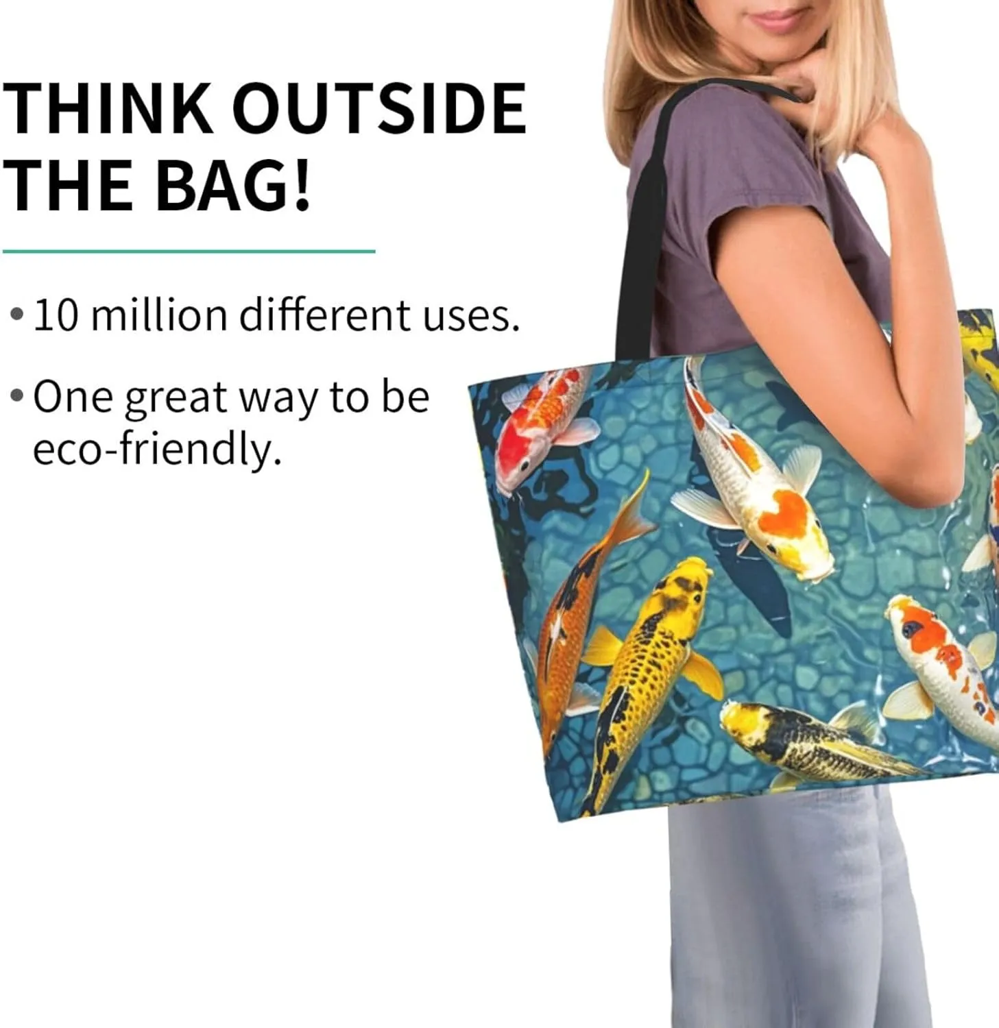 Tote Bag for Women Modern Mid Century Grocery Bag Foldable Shopping Bags Reusable Large Tote Bag