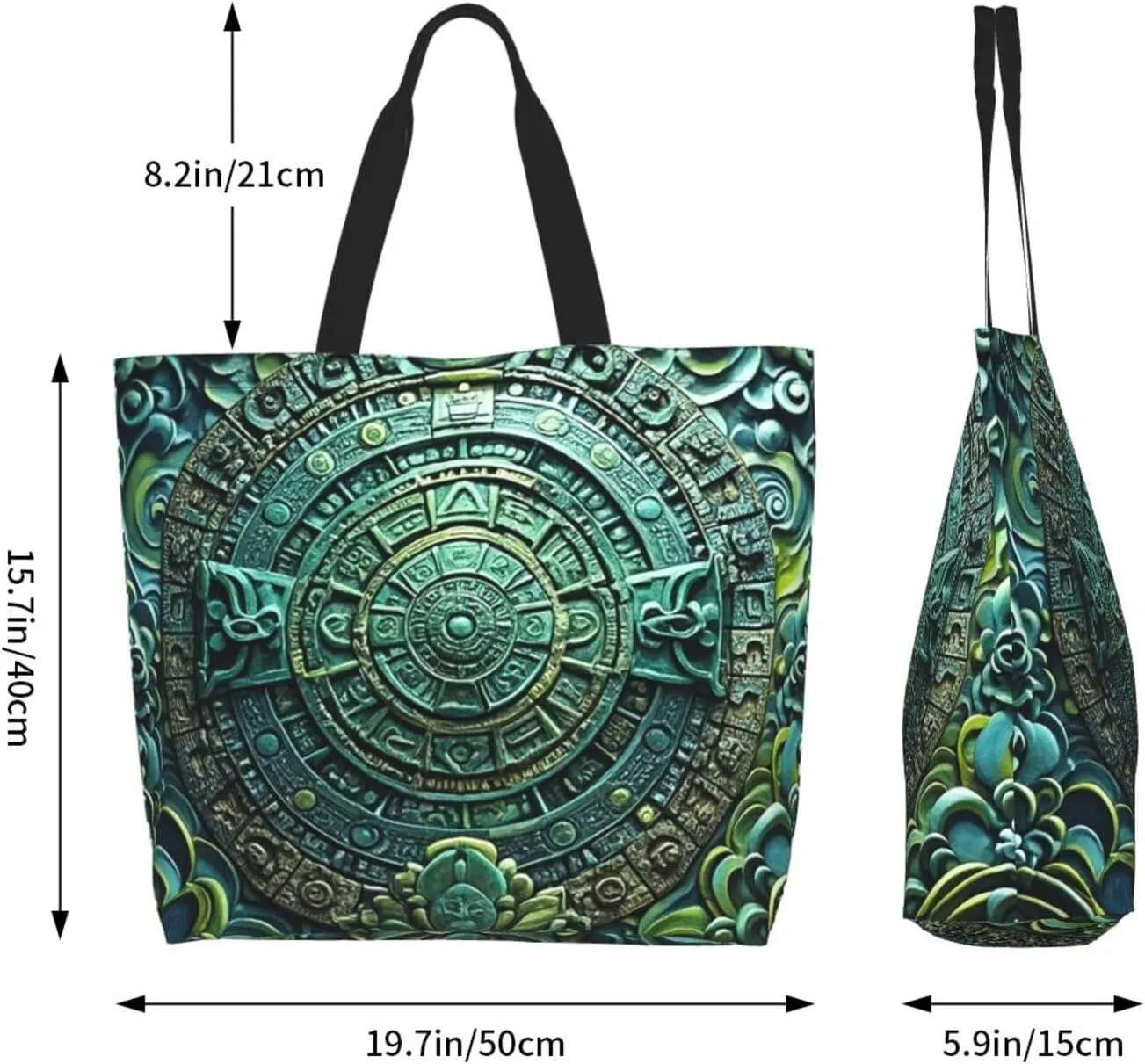 Tote Bag for Women Modern Mid Century Grocery Bag Foldable Shopping Bags Reusable Large Tote Bag