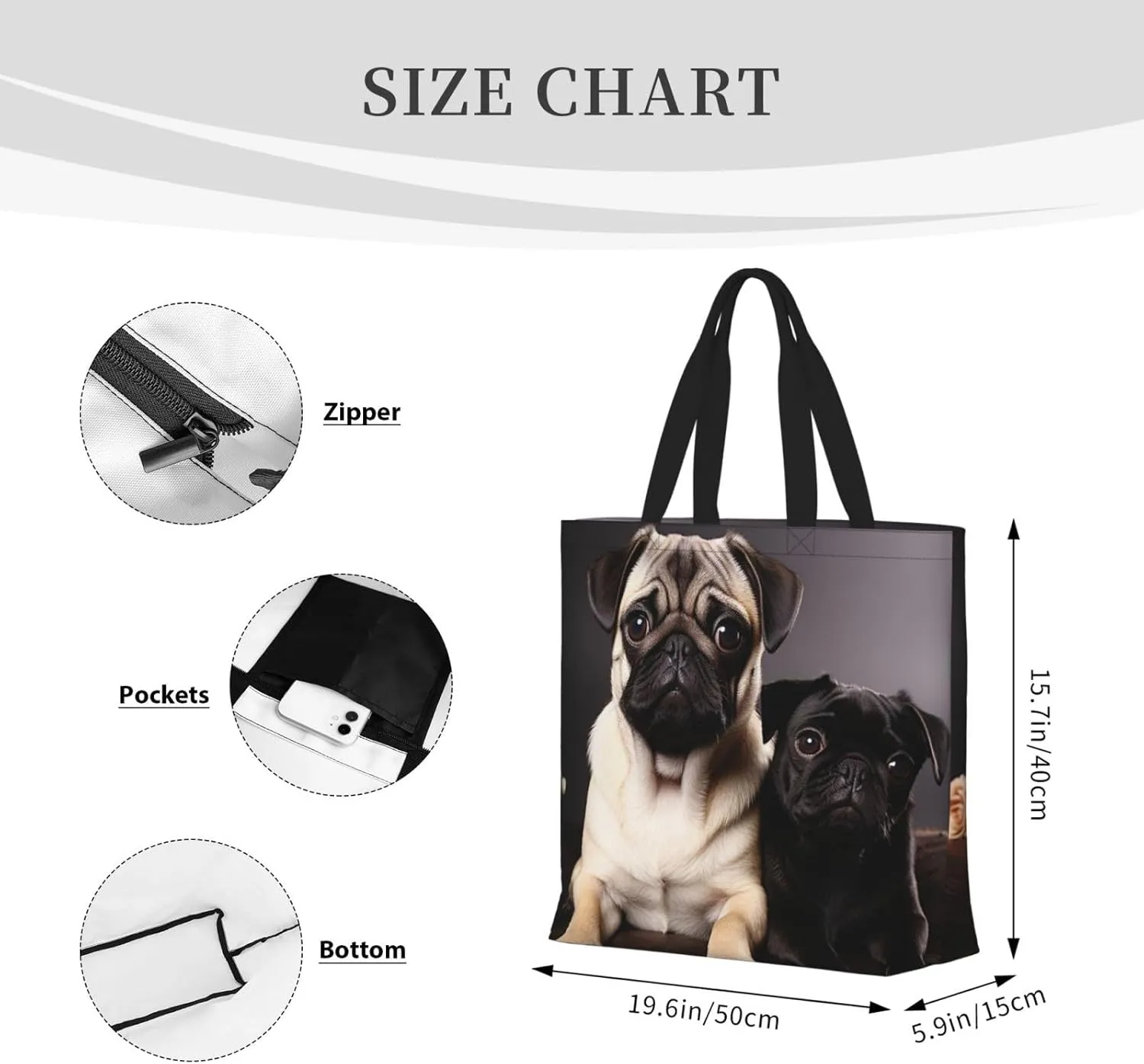 Tote Bag for Women Red Rose Petals Shoulder Bag with Zipper Handbag Large Capacity Reusable Grocery Bag