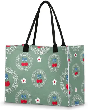 Tote Bag for Women Reusable Canvas Shoulder Bag
