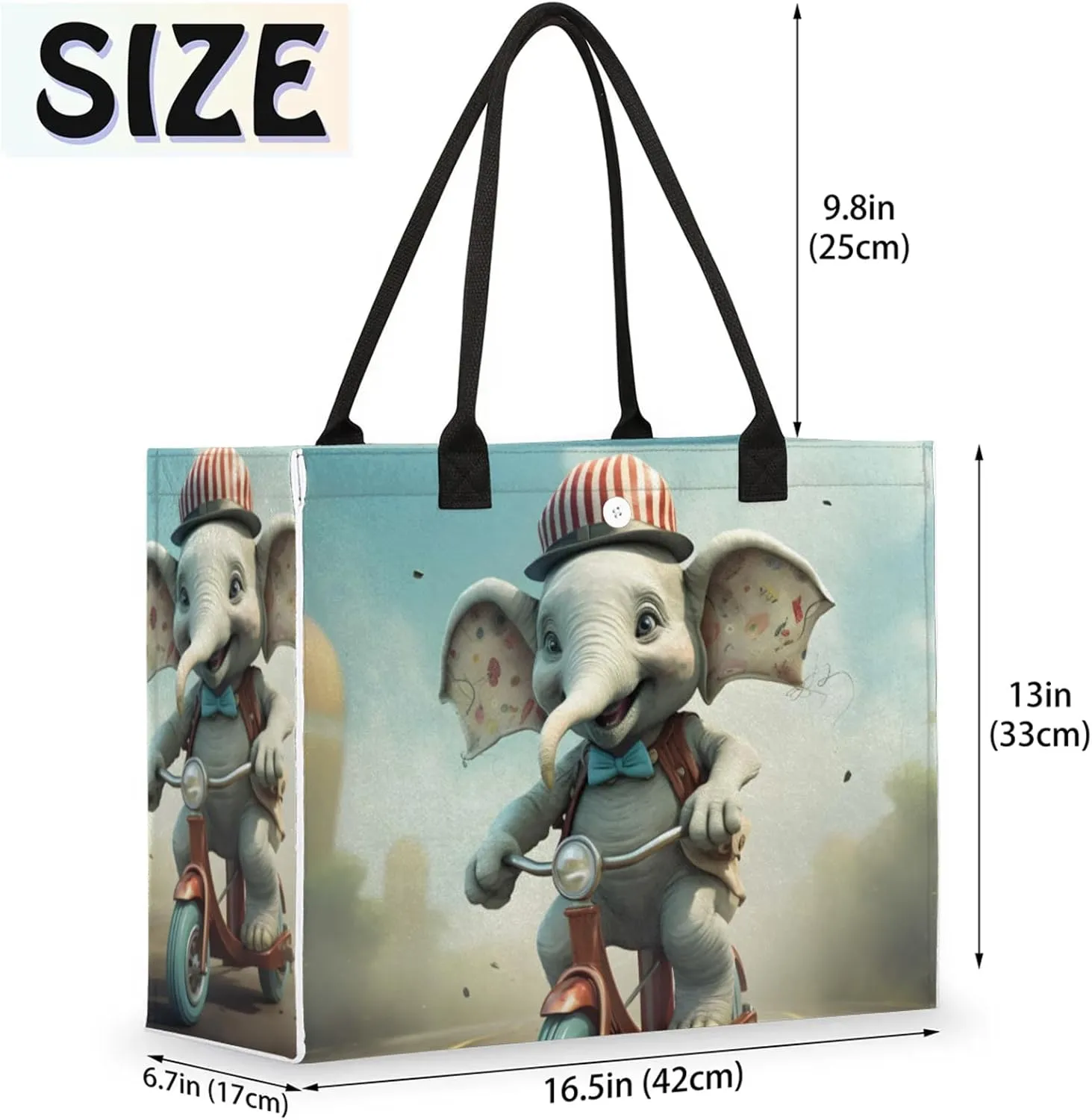 Tote Bag for Women Reusable Canvas Shoulder Bag