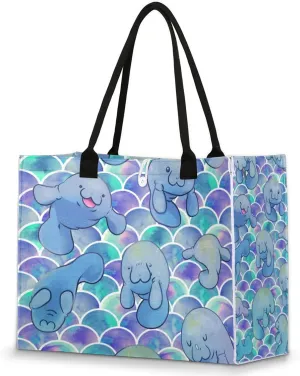 Tote Bag for Women Reusable Canvas Shoulder Bag