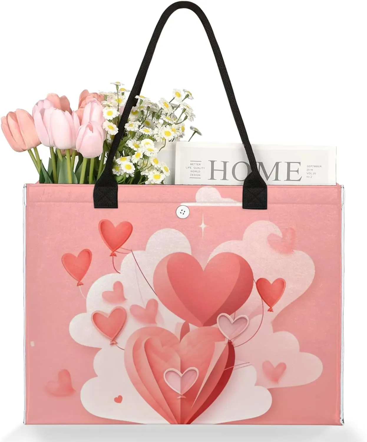 Tote Bag for Women Reusable Canvas Shoulder Bag