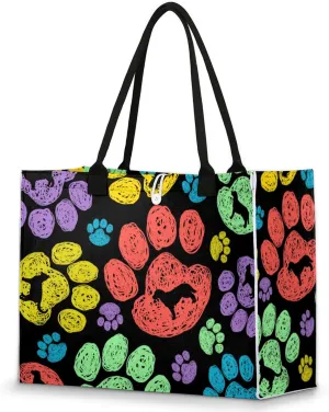 Tote Bag for Women Reusable Canvas Shoulder Bag