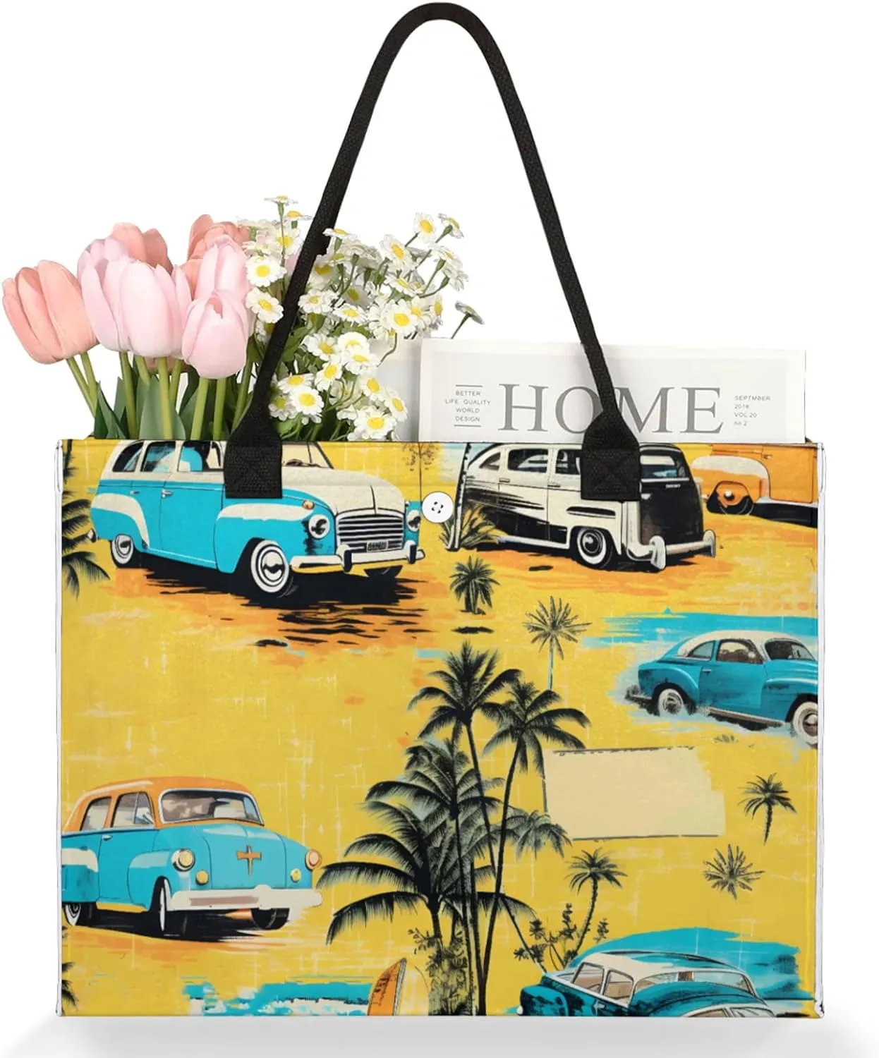 Tote Bag for Women Reusable Canvas Shoulder Bag