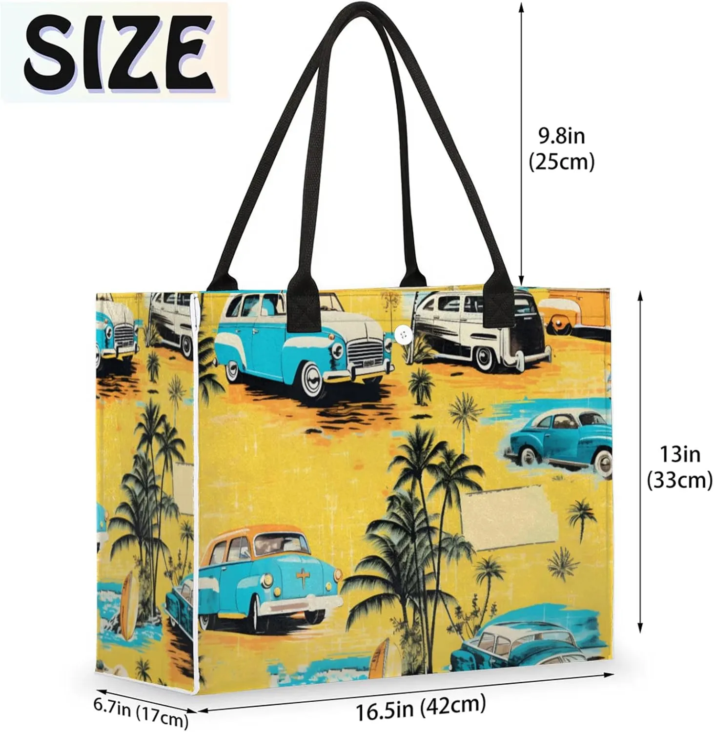 Tote Bag for Women Reusable Canvas Shoulder Bag