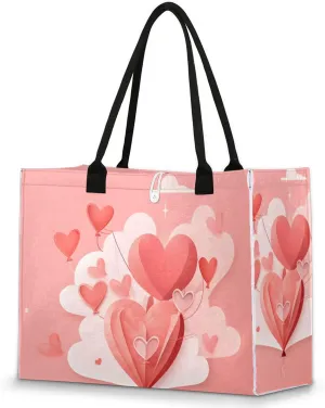 Tote Bag for Women Reusable Canvas Shoulder Bag