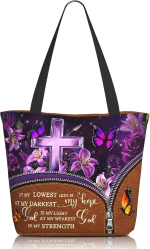 Tote Bag For Women, Tote Bag With Zipper Large Shoulder Bag For Women Travel, Work, Office, College, Nursing