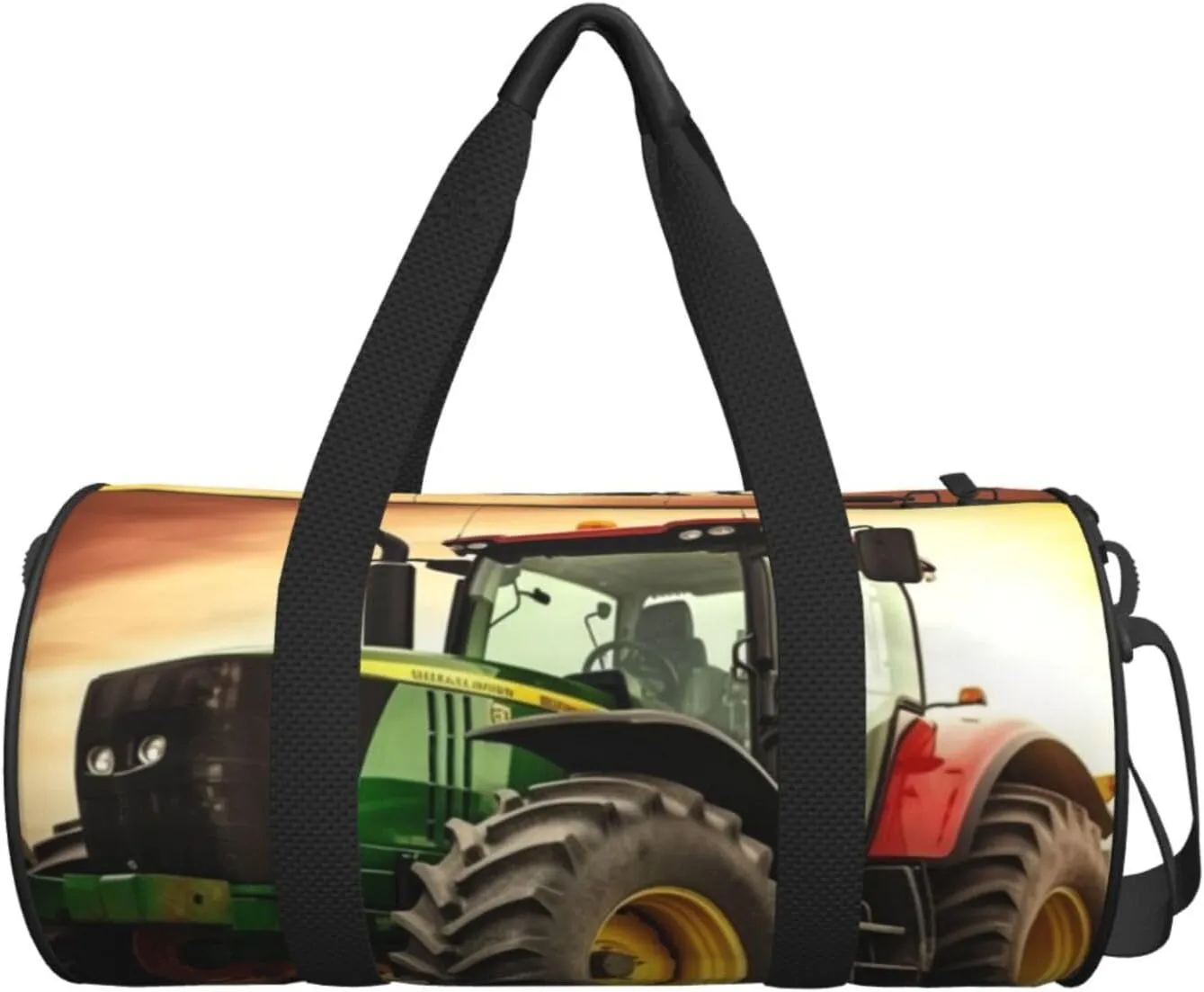 Travel Duffle Bag Weekender Bags For Men Women With Shoe Compartment Large Capacity Weekender Overnight Bag Tractor Theme Carry On Tote Bags Sport Gym Bag For Travel Yoga